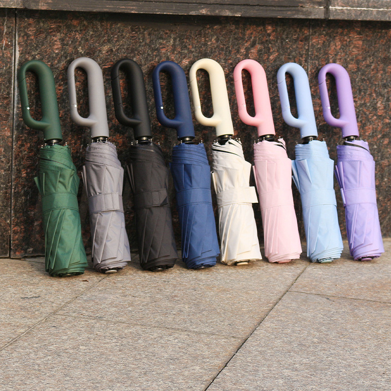 Guarda Chuva Automática Abre e Fecha Impermeável Alta Resistência Chuvas e Vento Forte Proteção UV HG-356