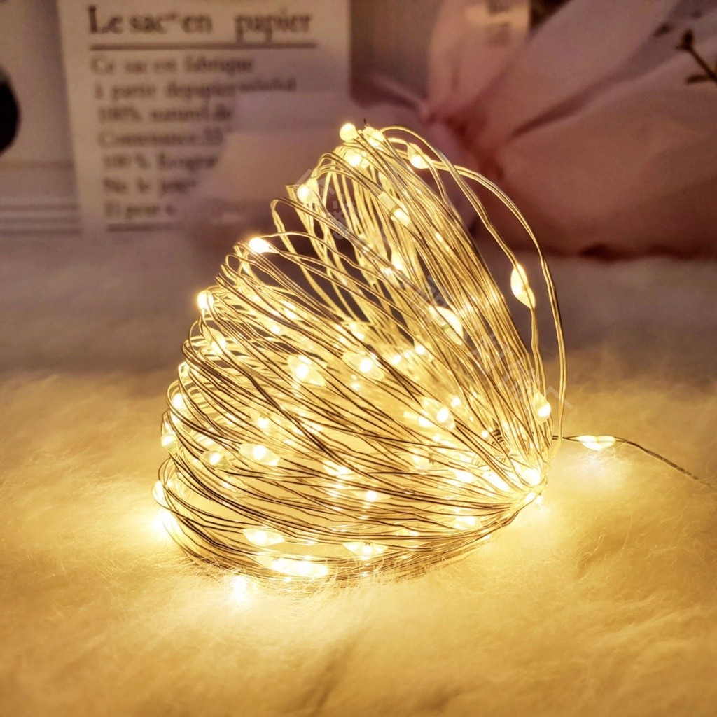 Fio De Fada De 2M Com Luzes De Fadas Led Para Decoração De Casa E Festa De Natal