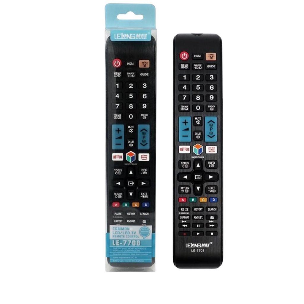 Controle Remoto Universal Smart Compatível Todos os Modelos  Tv Samsung HDMI Netflix Prime Video