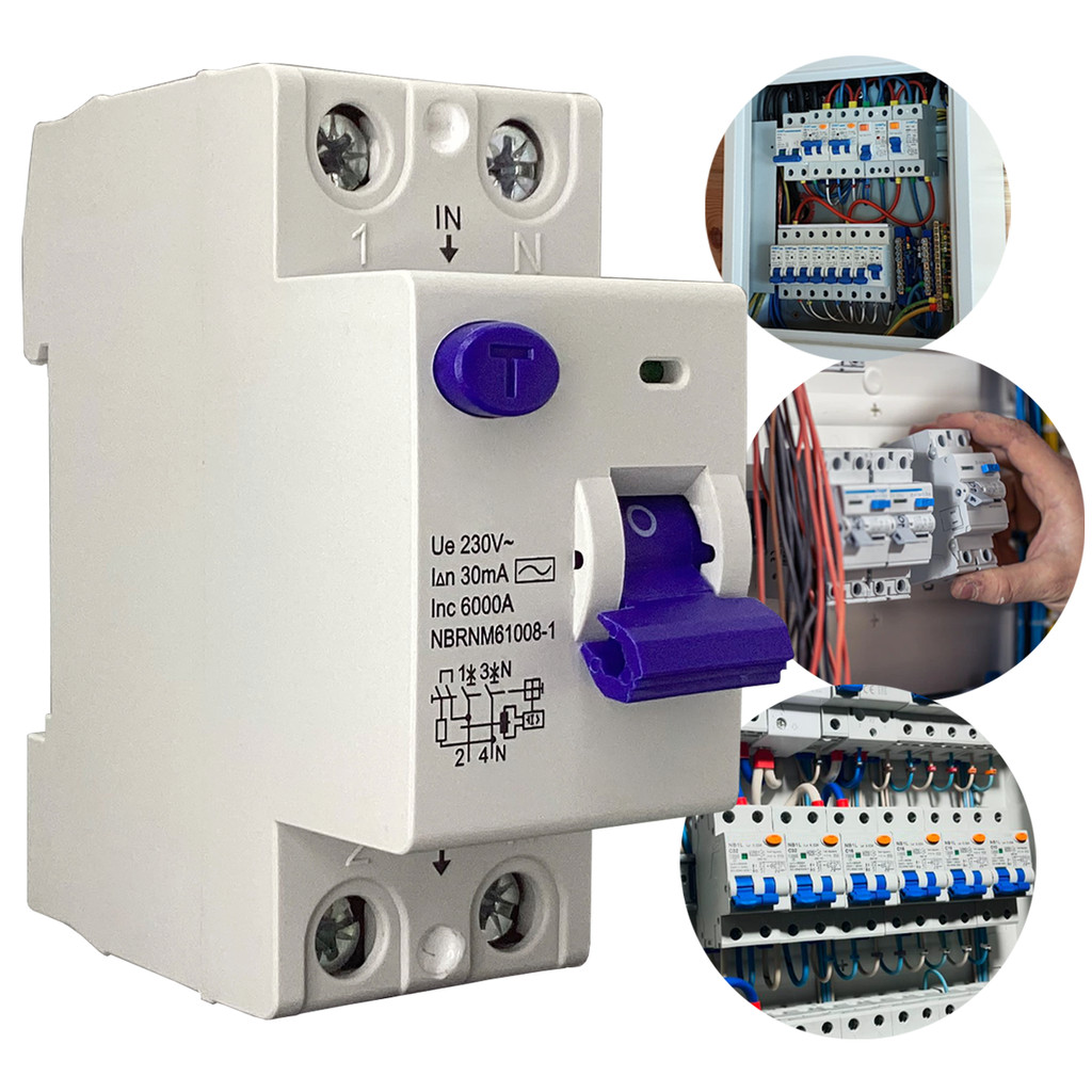 IDR Interruptor Diferencial Residual DR Bipolar 63A 30ma 2 Polos