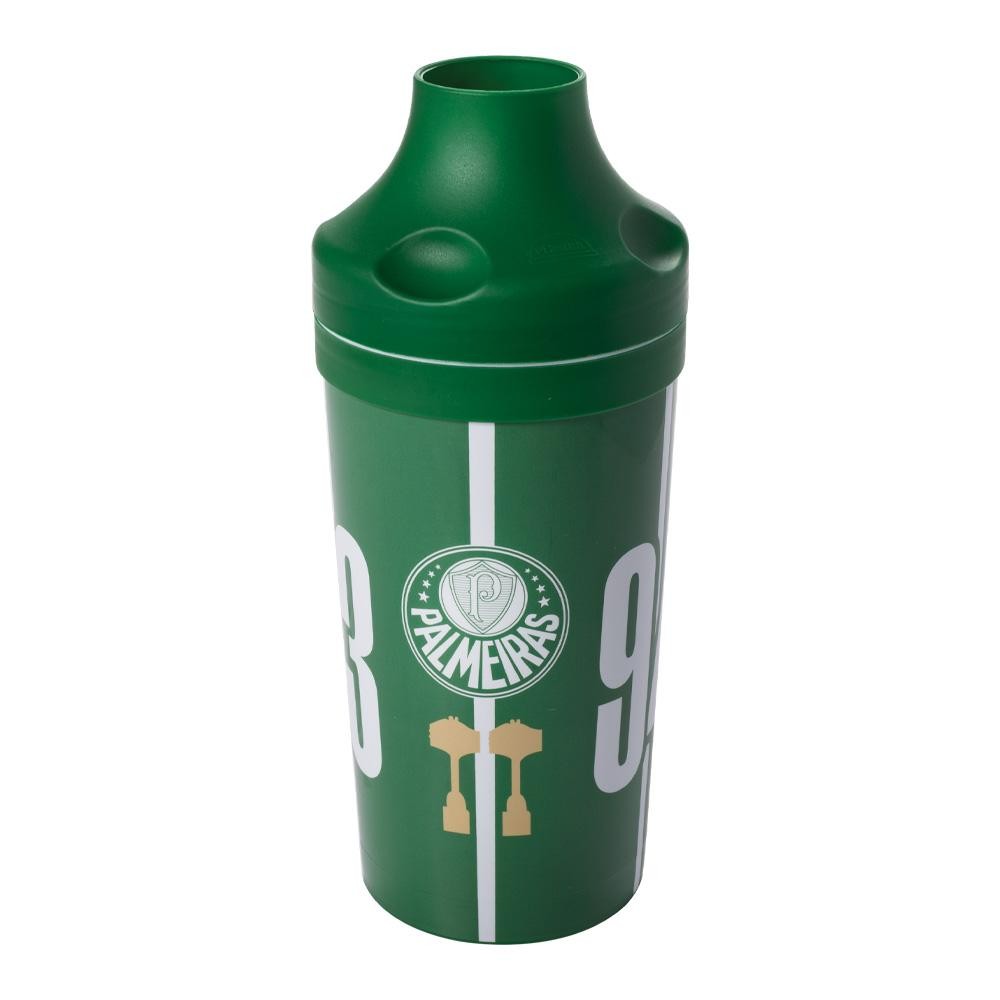 Porta Garrafa 600ml de plastico Palmeiras - Oficial Plasutil - Home & Living
