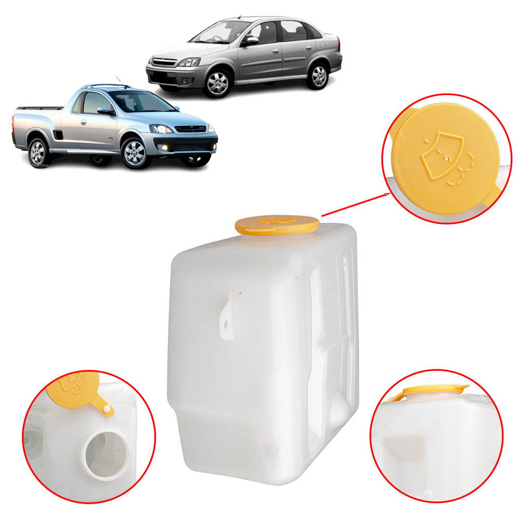 Reservatório de Água do Parabrisa Chevrolet Corsa 2003 A 2012/ Montana 2003 A 2010 em Oferta na Shopee