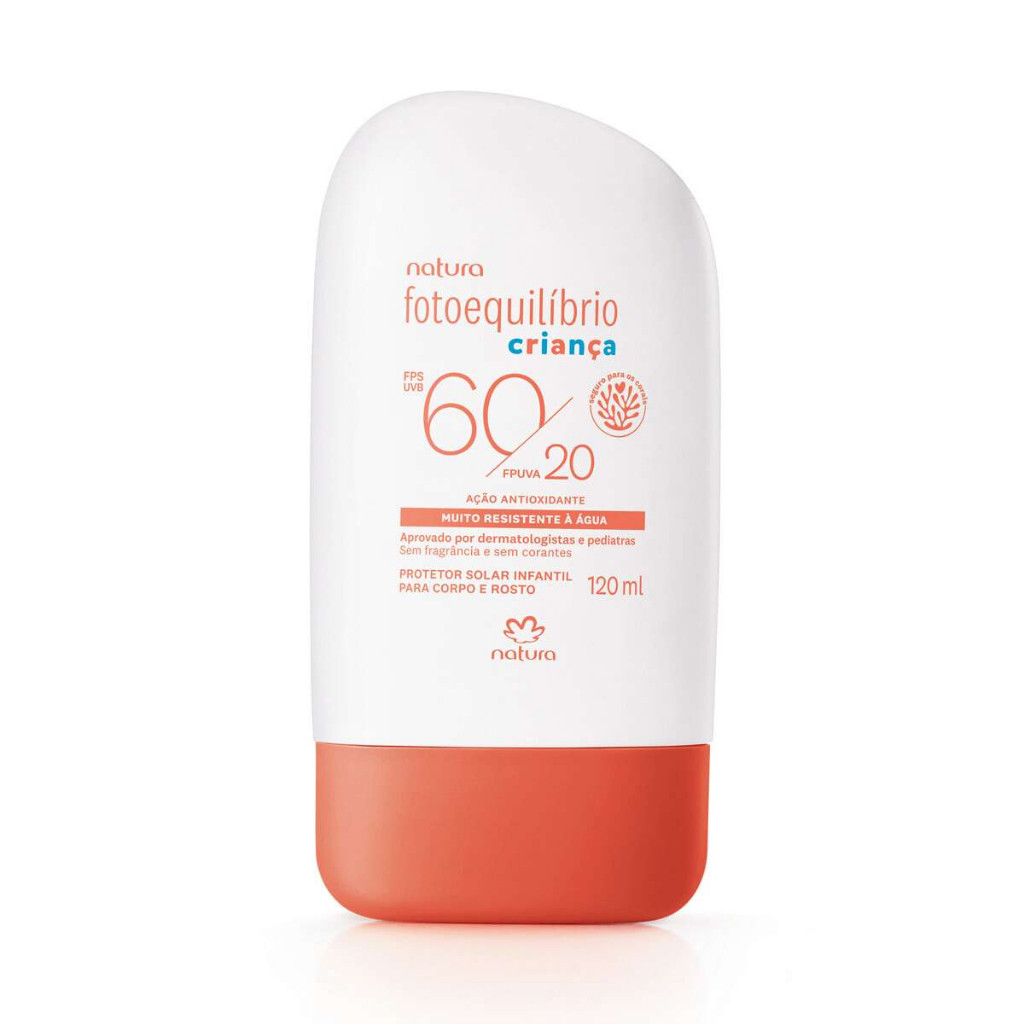 Loção Protetora Criança FPS 60 FPUVA 20 Natura fotoequilíbrio 120ml