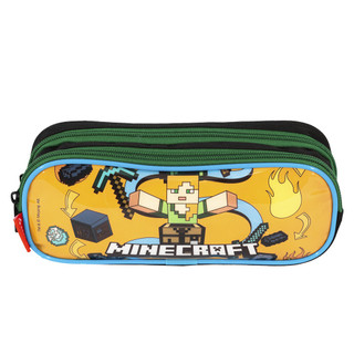 Estojo Escolar 2 Compartimentos Minecraft Funtage Sestini em Oferta na Shopee
