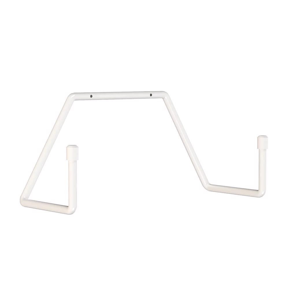 Gancho Organizador Multiuso Fixo Parede Aço Reforçado G-15 Branco Escada Mangueira Bike E Muito +