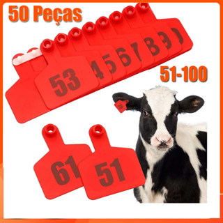 50 peças 7.5 x6 cm brincos grandes de animais-Niu 51 a 100 vermelho em Oferta na Shopee