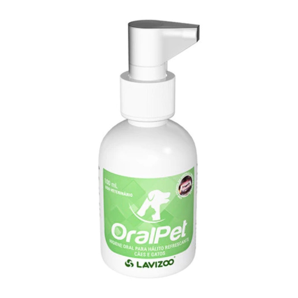 OralPet 100ml Spray Anti Tartaro Previne Gengivite - Lavizoo