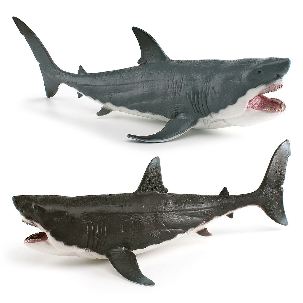 Figuras de Animais Marinhos: Beluga, Tubarão Grande, Orca, Baleia Azul, Brinquedo Educativo