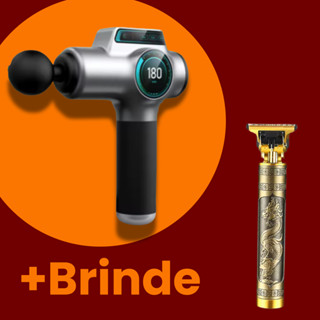 Pistola Massageadora alta frequência profissional + BRINDE em Oferta na Shopee