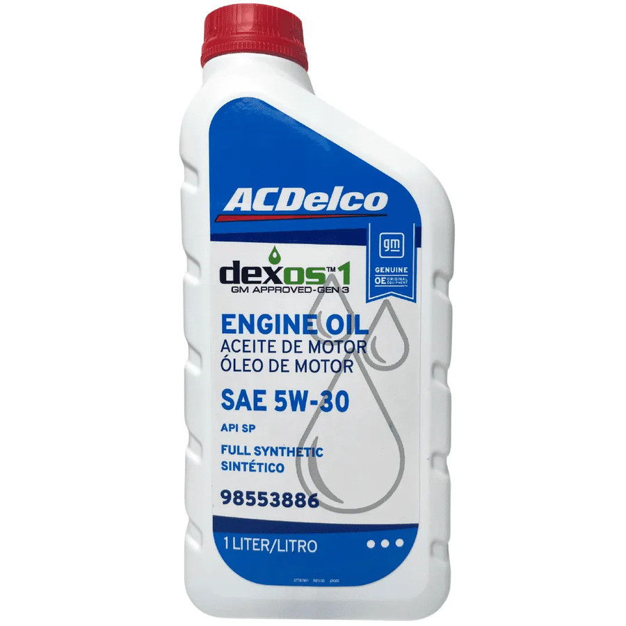 ÓLEO LUBRIFICANTE ACDELCO 5W30 DEXOS1 GEN3 SINTÉTICO API SP