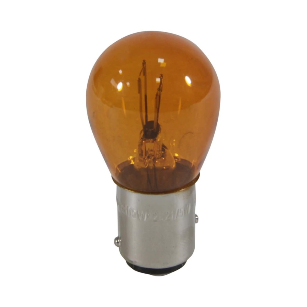 10x Lâmpada Automotiva 1034 12V 21/5W BAY15D 02 Polos Ambar Shocklight SL-121034AM