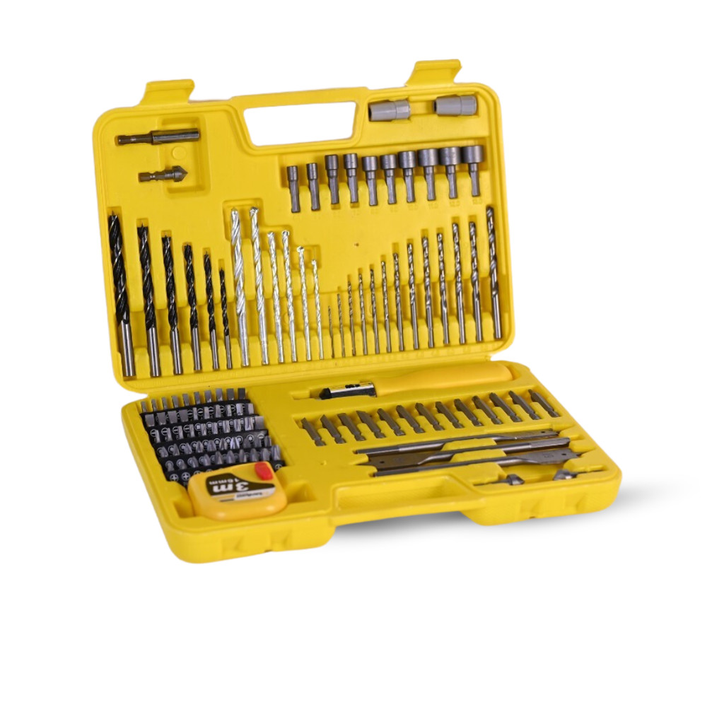 Kit De Brocas 110 Peças Com Maleta Plástica Titanium