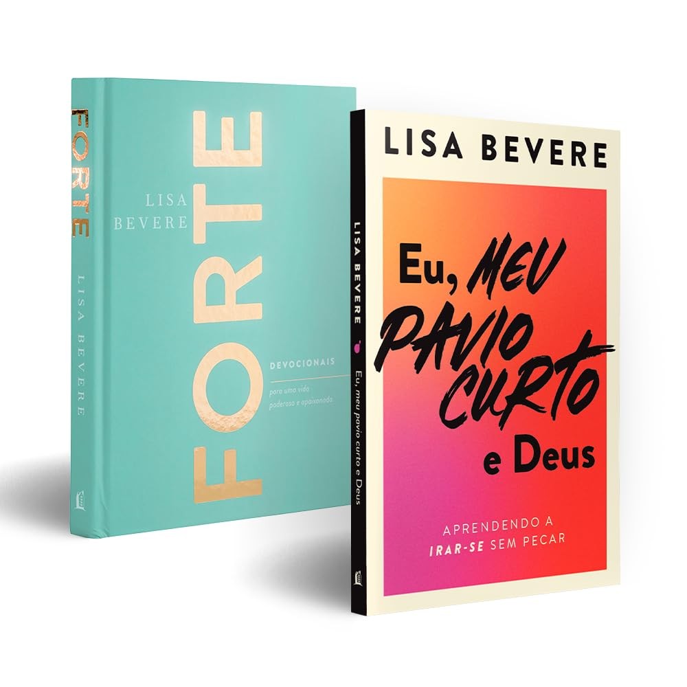Kit: Forte Devocionais Para Uma Vida Poderosa e Apaixonada + Eu, meu Pavio Curto e Deus em Oferta na Shopee