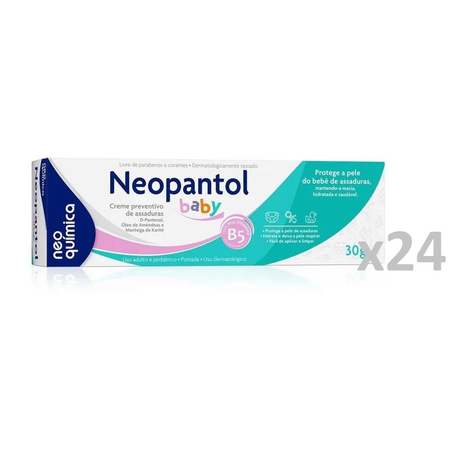 Kit 24 Pomada Para Assaduras Neopantol 30g - Neo Química