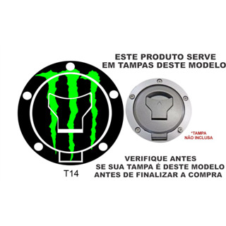 Adesivo Tampa Do Tanque Para Moto Monster Protetor Da CG Titan Fan Start 125 160 300 600 1000cc em Oferta na Shopee