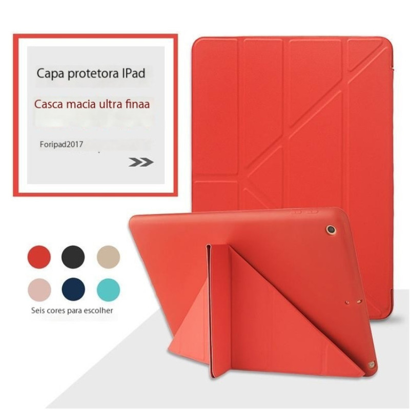 Capa Anti-queda De Silicone Multidobrável iPad 9ª/8ª/7ª Geração, air3/4/5, pro 10.5inch, 2018/2020/2021 ipad pro 11inch