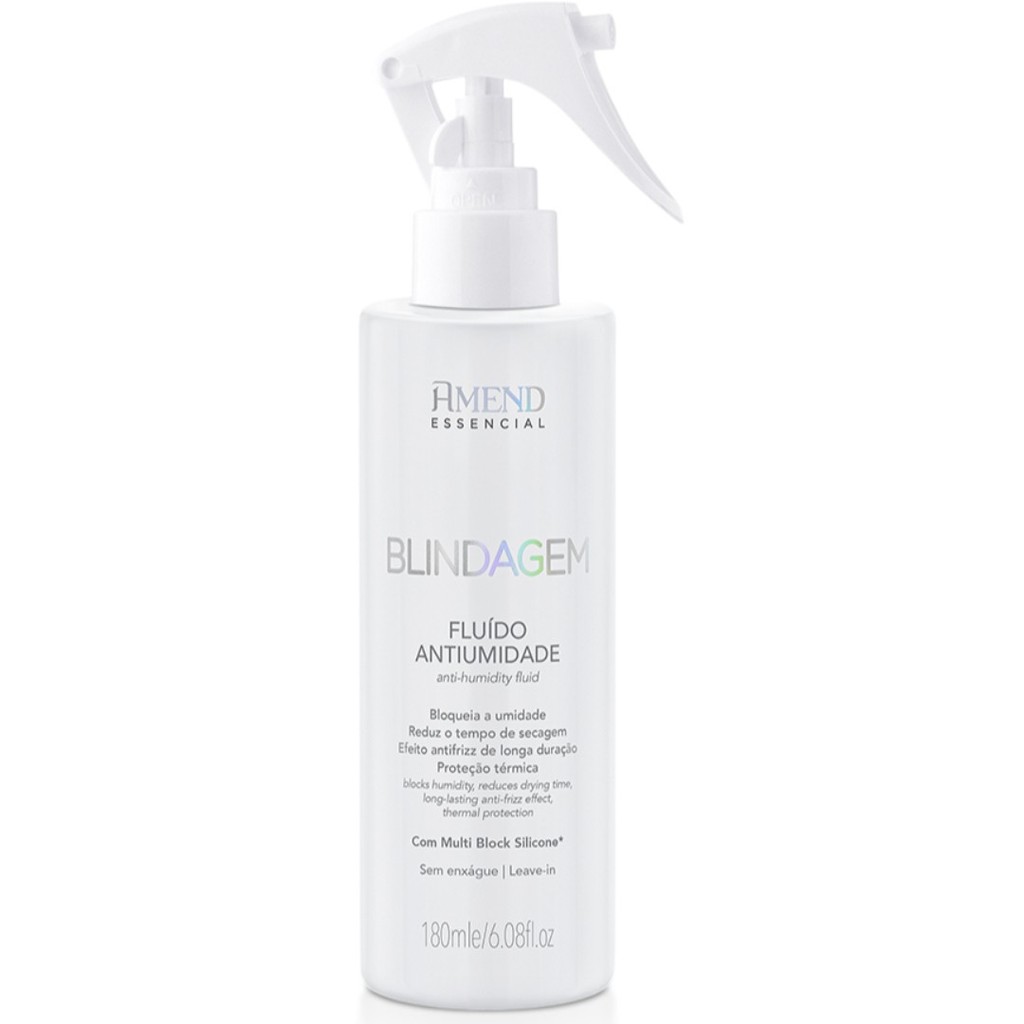 Fluído Antiumidade Amend Blindagem Essencial Bloqueio a Umidade 180ml em Oferta na Shopee