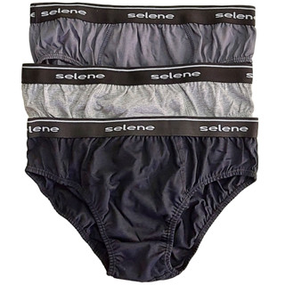 Kit 6 Cuecas Slip Adulto Algodão Selene 11900 em Oferta na Shopee