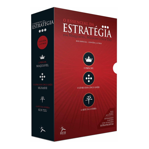 Livro Box de s - O Essencial da Estratégia por TZU, SUNMAQUIAVELMUSASHI