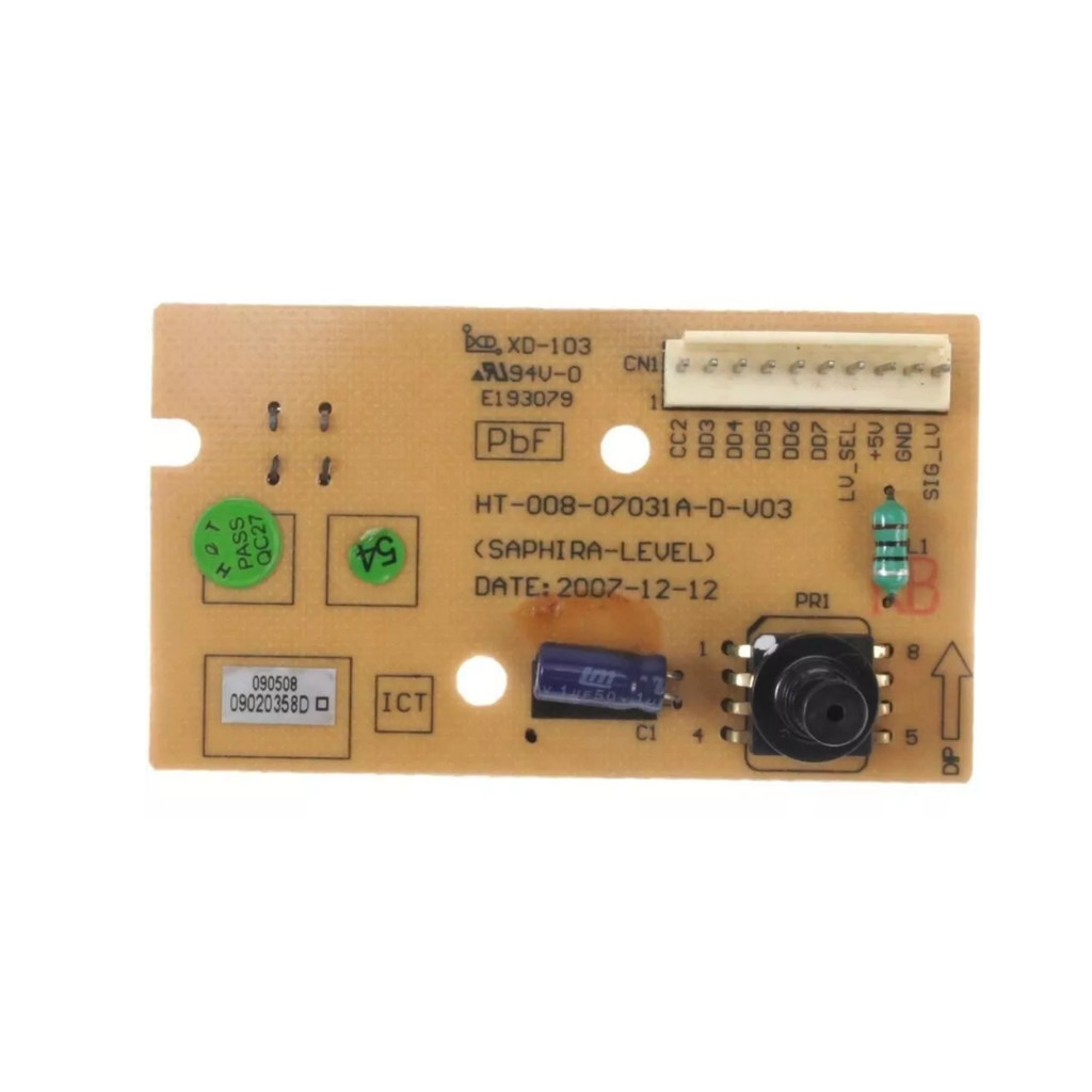 PLACA INTERFACE C/ PRESSOSTATO LAVADORA ELECTROLUX LTA15 ORIGINAL 64800263 41015656 A07635801