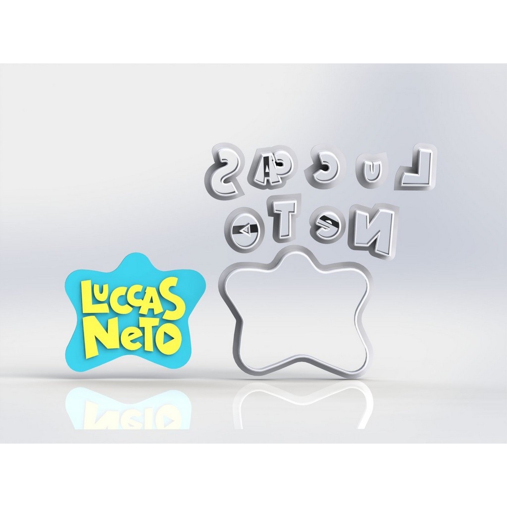 Cortador Lucas Neto - Logo Modular