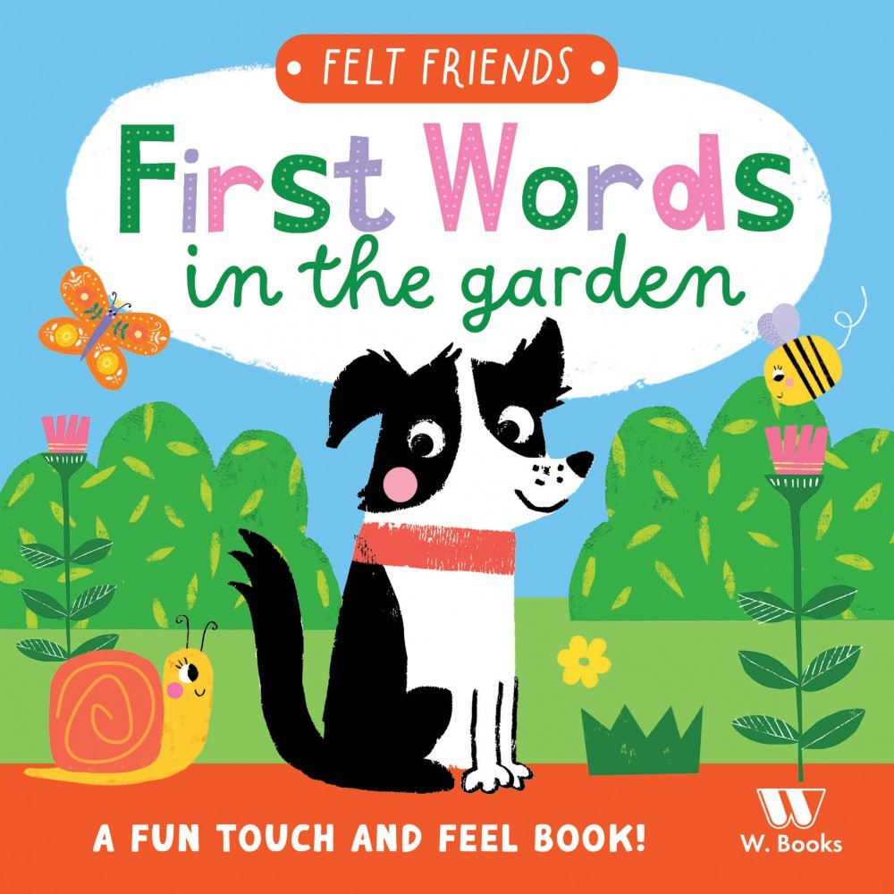 Livro Toque e sinta First words in the garden W.Books em Oferta na Shopee