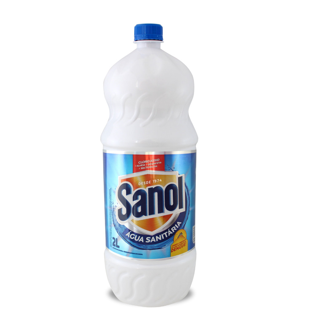 Água Sanitária Branca 2L Sanol em Oferta na Shopee