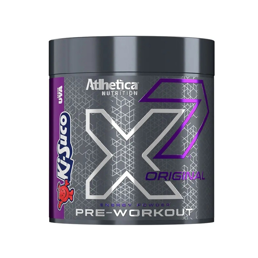 Pré Treino X7 Original Pote 300g Atlhetica Nutrition Ki Suco Uva em Oferta na Shopee