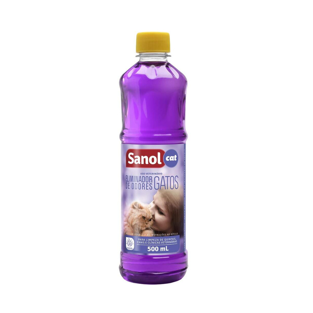 Eliminador De Odores Cat Sanol Cat 500 ml em Oferta na Shopee