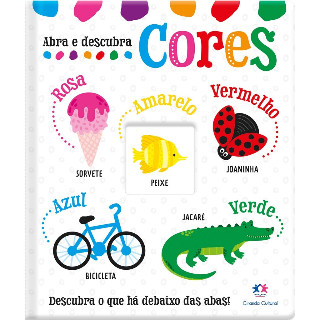Cores - Abra E Descubra - Almofadado - Books & Magazines