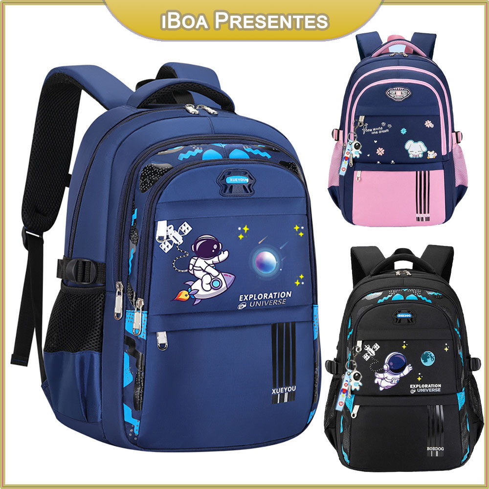Mochila Escolar À Prova D'água Para Astronauta Mochila Masculina E Feminina Para Estudantes De Grande Capacidade