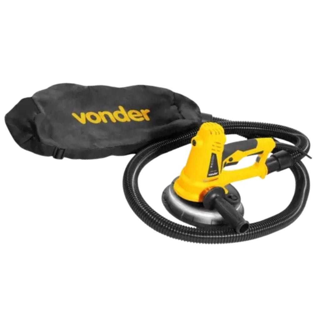 Lixadeira de Parede e Teto 750W com LED e Saco de Aspiração LPV 750 VONDER