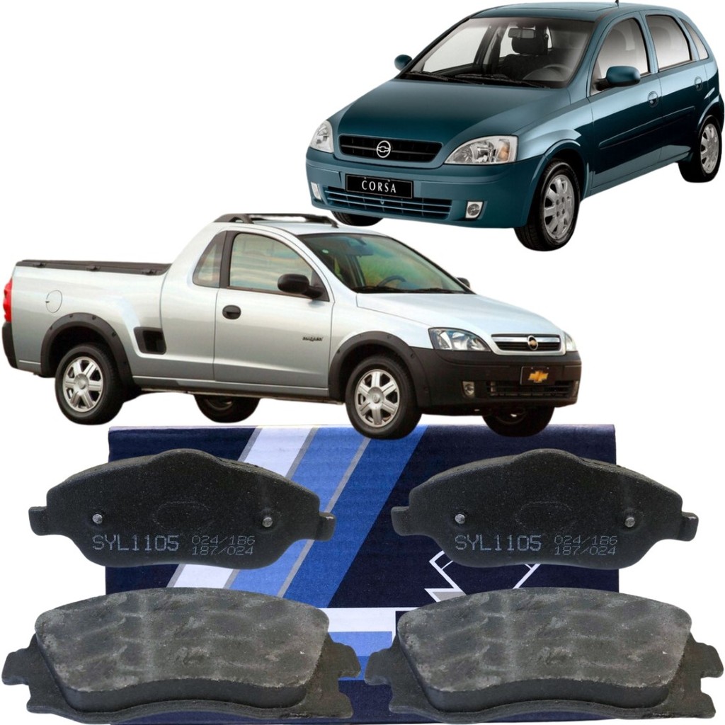 Pastilha De Freio Dianteiro Syl Chevrolet Corsa E Montana