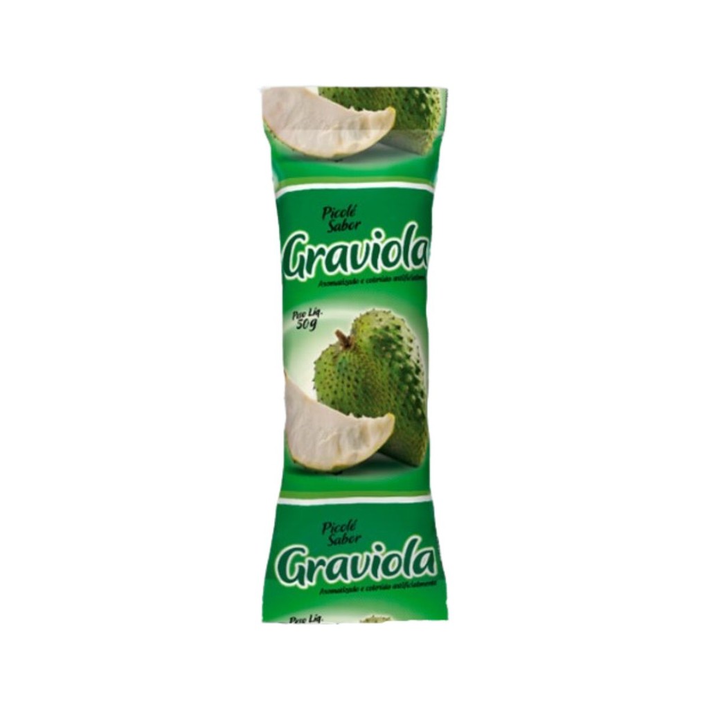 Saquinho Picolé Graviola C/ 250 Gramas