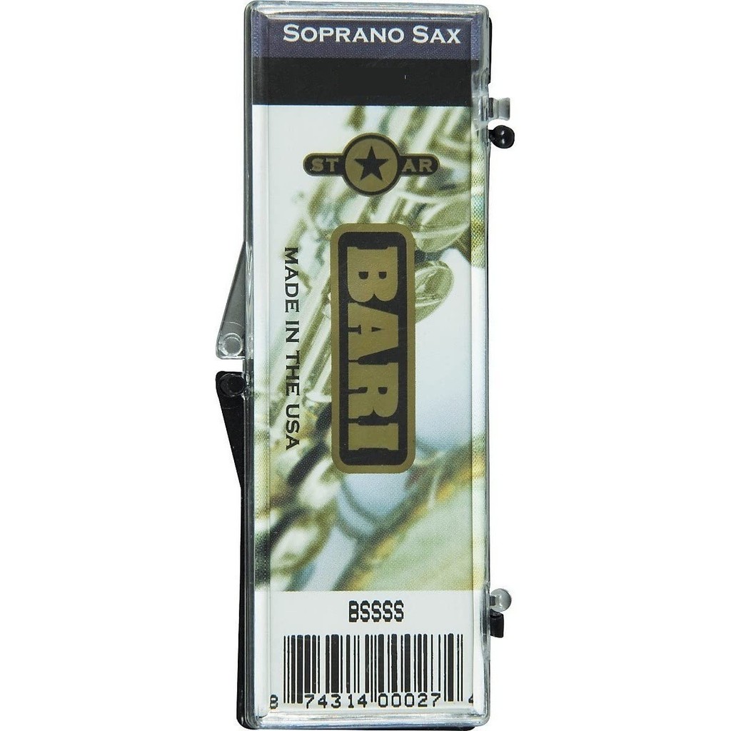 Palheta Bari Star Sax Soprano Medium Soft (made In Usa)