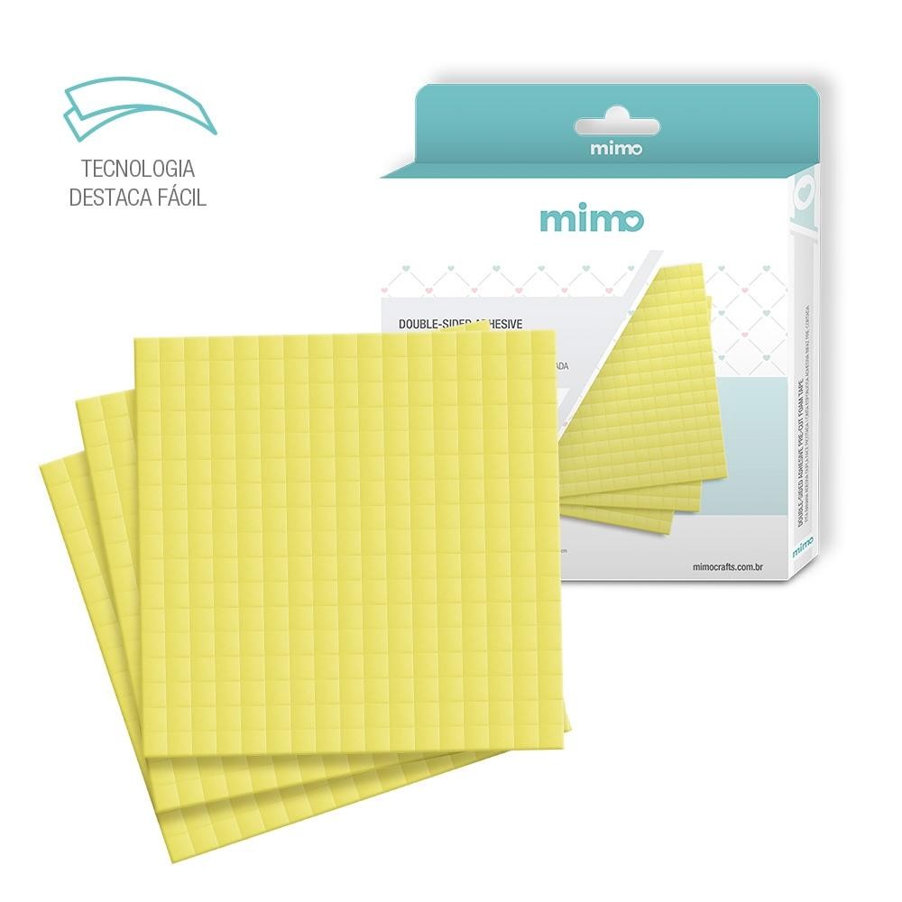 Fita Banana Adesiva Dupla Face Picotada Mimo 1cm x 1cm 1156 Peças - 05531 em Oferta na Shopee
