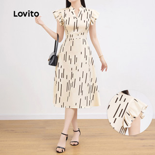 Lovito Vestido Boho Estrutura Geométrica Linha Primavera/Verão Vestido Multicolor Para Mulheres L135ED291 em Oferta na Shopee