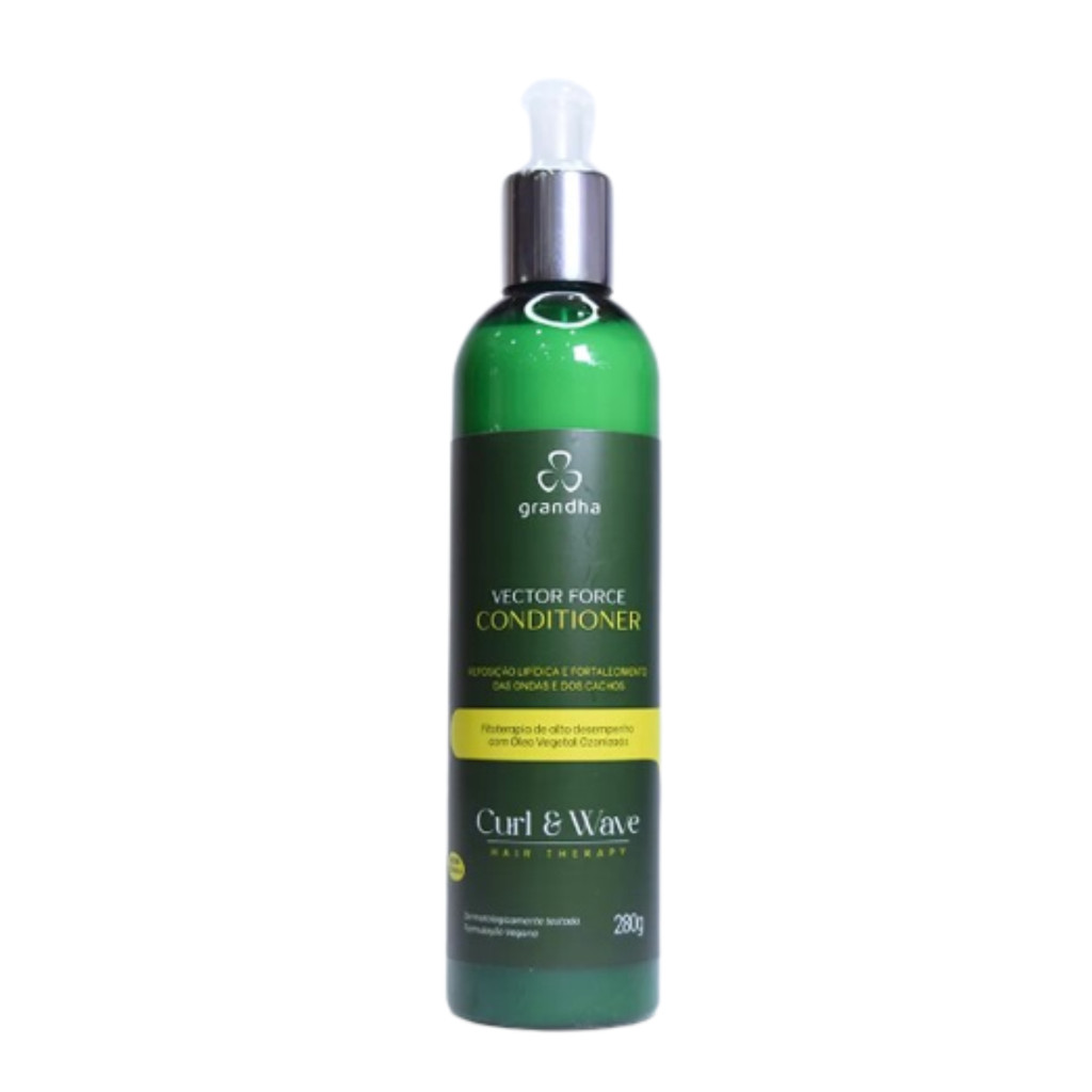 Condicionador Cachos e Crespos Vector Force Curl & Wave 280g - Grandha