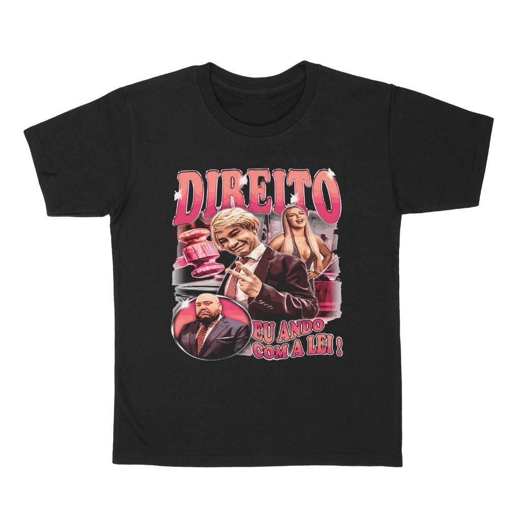 unissex Camiseta Faculdade Direito Eu Ando com a Lei Meu Chapa Igor Meme 100% Algodão