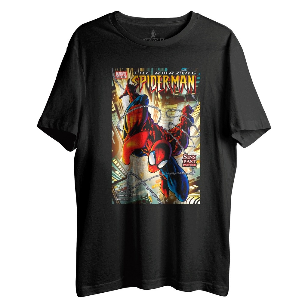 Camiseta Unissex The Amazing Spider Man Homem Aranha Peter Parker Marvel Comics Quadrinho Hqndw Barato Promoção