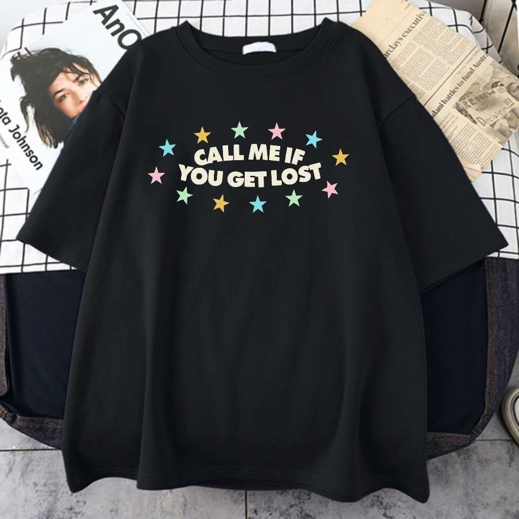 Camiseta Camisa Call Me If You Get Lost Aesthetic Unissex Casual Basica