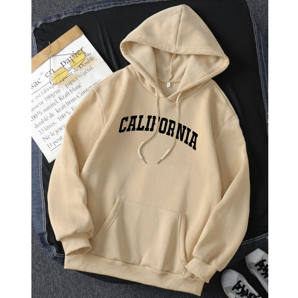 Blusa De Frio Moletom Canguru California Masculino E Feminino Unissex Estampado Algodão