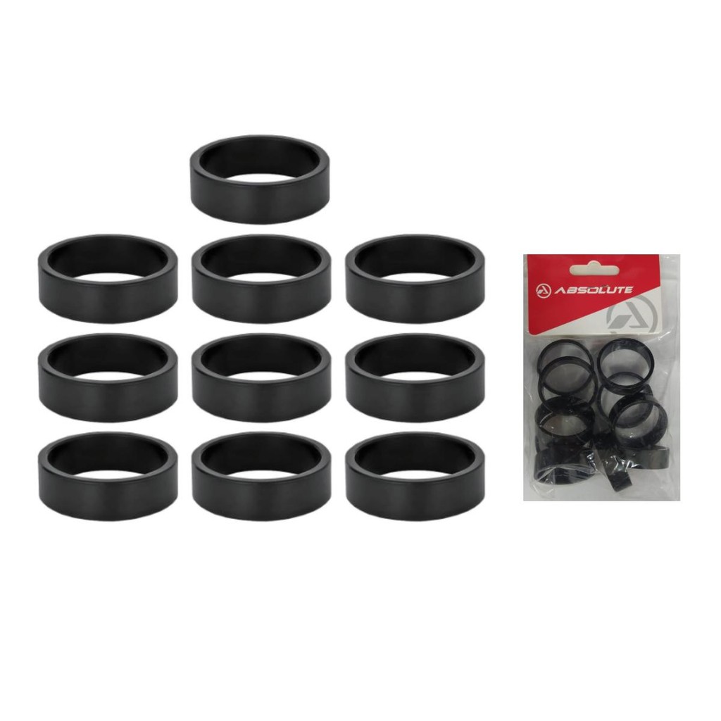 Kit Espaçadores de Direção de Bicicleta Absolute 10mm em Oferta na Shopee