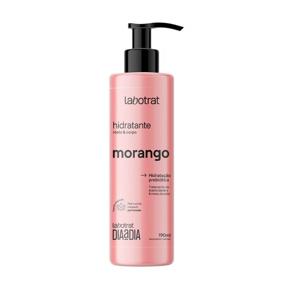 Hidratante Labotrat Rosto e Corpo Morango Dia a Dia 190ml em Oferta na Shopee