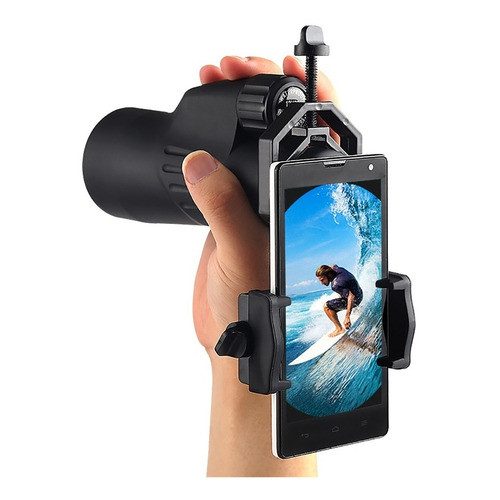 Suporte Celular Adaptador Microscópio Luneta Telescópio 