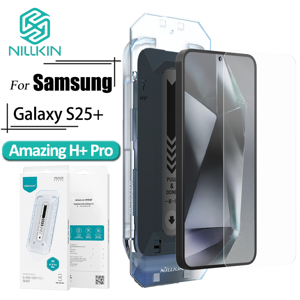 Vidro Temperado NILLKIN Para Samsung Galaxy S25 +/S25 Plus H + Pro Protetor De Tela Antirreflexo De Fácil Instalação em Oferta na Shopee