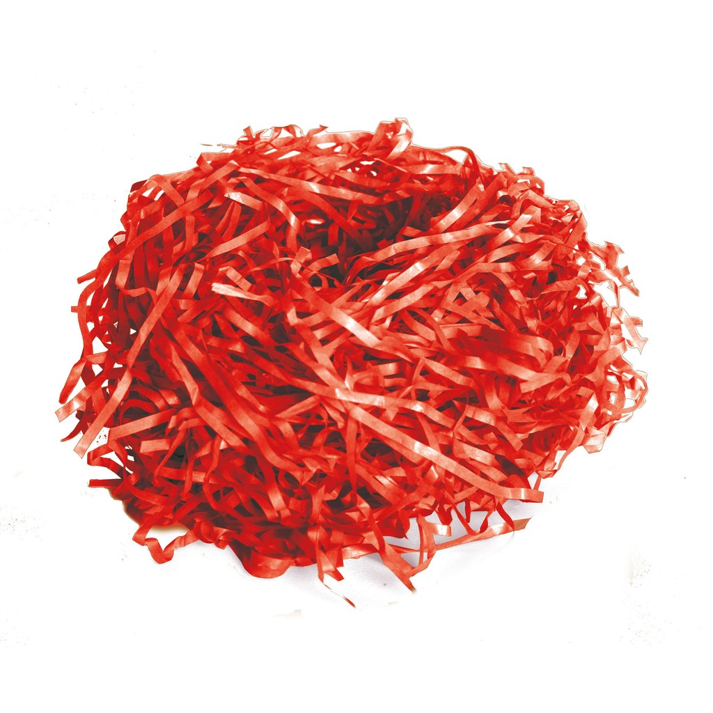 Palha Decorativa Seda Vermelho - 01 unidade - 50g - Cromus - Home & Living