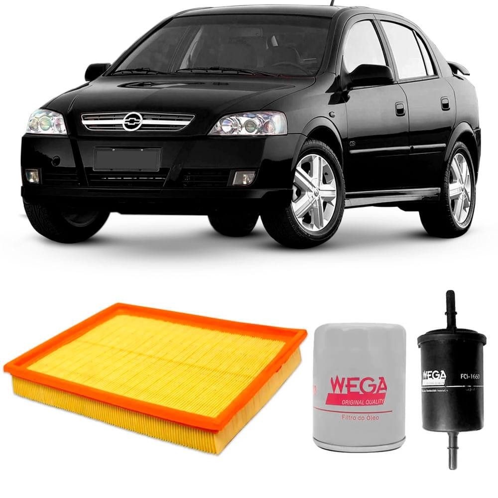 Kit Filtro Ar Óleo Combustível Astra 1.6 2.0 91 a 2012 Flex em Oferta na Shopee