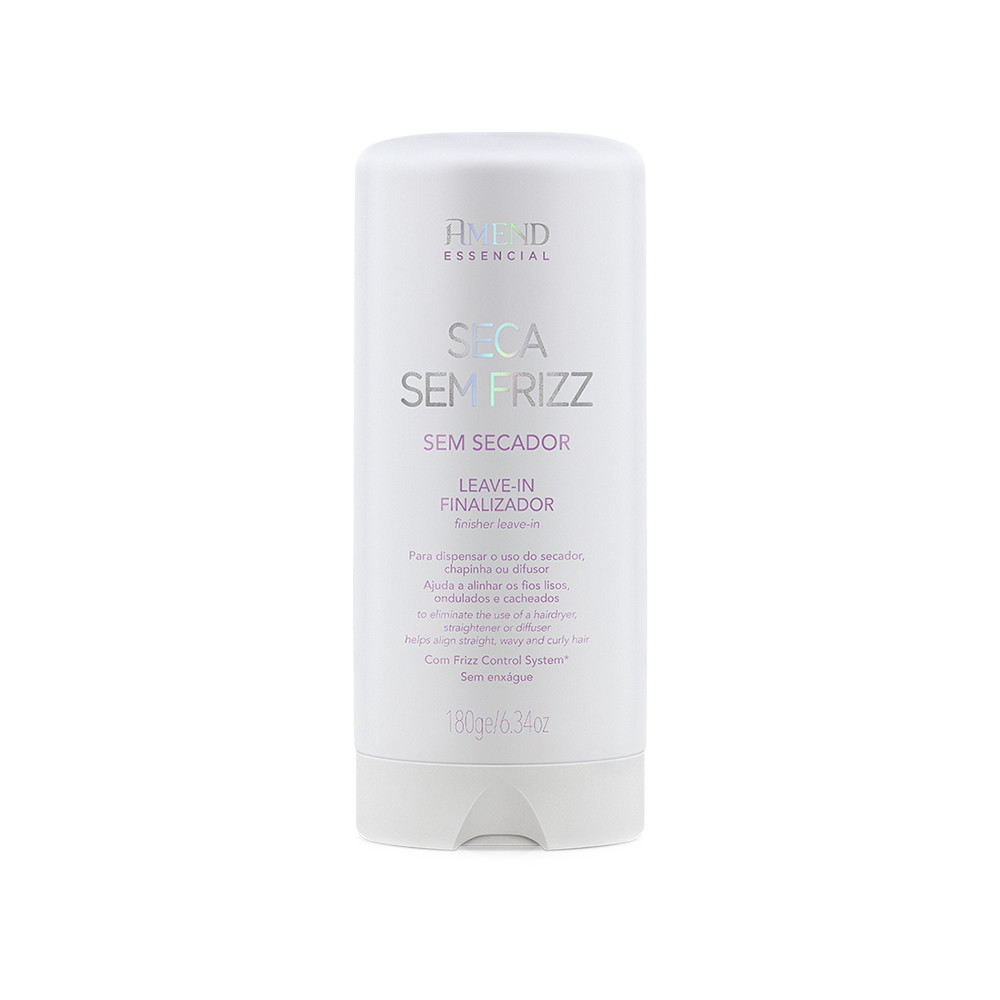 LEAVE-IN FINALIZADOR AMEND SECA SEM FRIZZ SEM SECADOR 180ML - Beauty