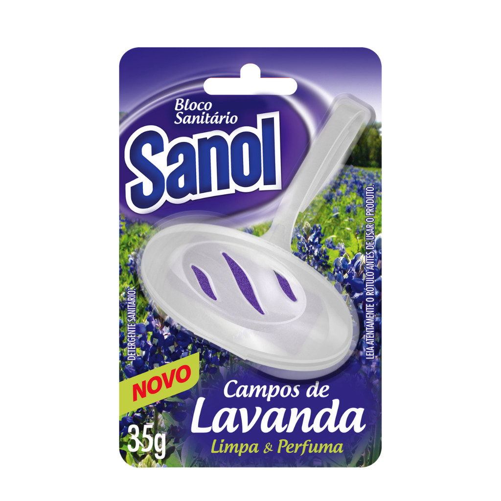 Bloco Sanitário com Aparelho Campos de Lavanda Sanol em Oferta na Shopee
